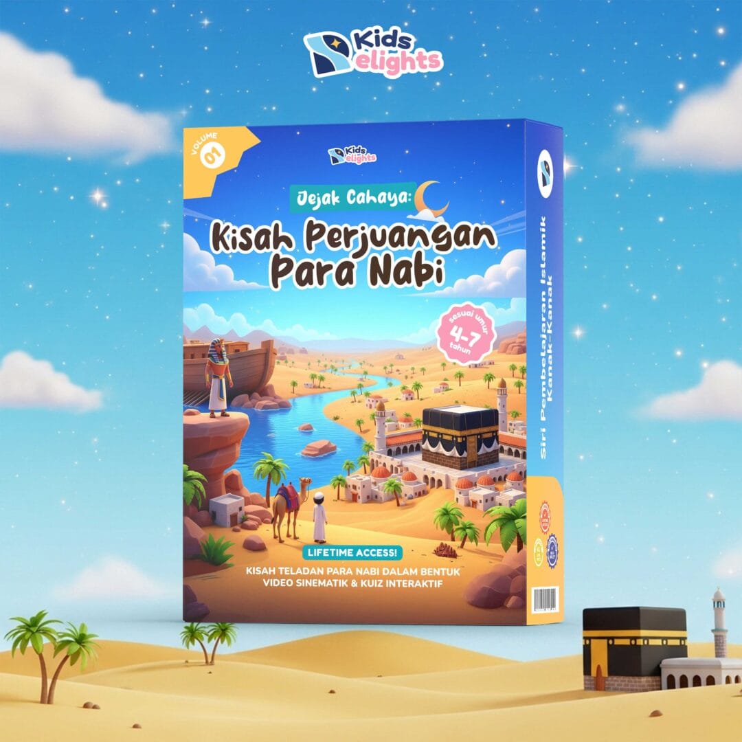 Siri Jejak Cahaya: Kisah Perjuangan Para Nabi & Kuiz Interaktif (Vol. 1)